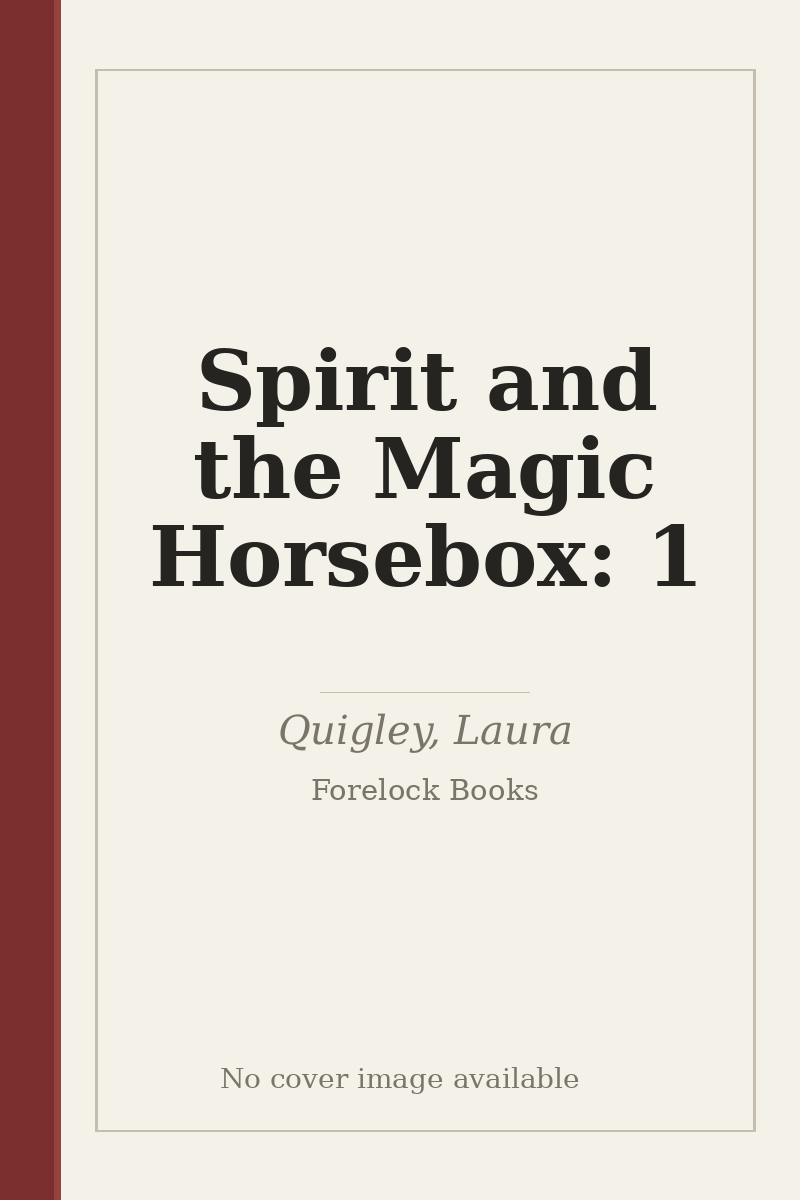 Spirit and the Magic Horsebox: 1 - no cover image available