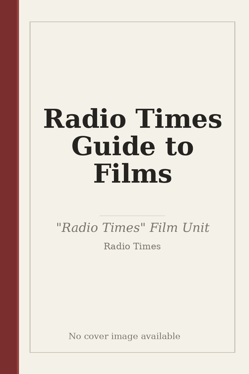Radio Times Guide to Films - no cover image available