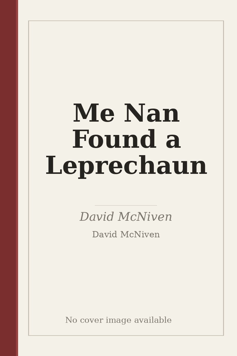 Me Nan Found a Leprechaun - no cover image available
