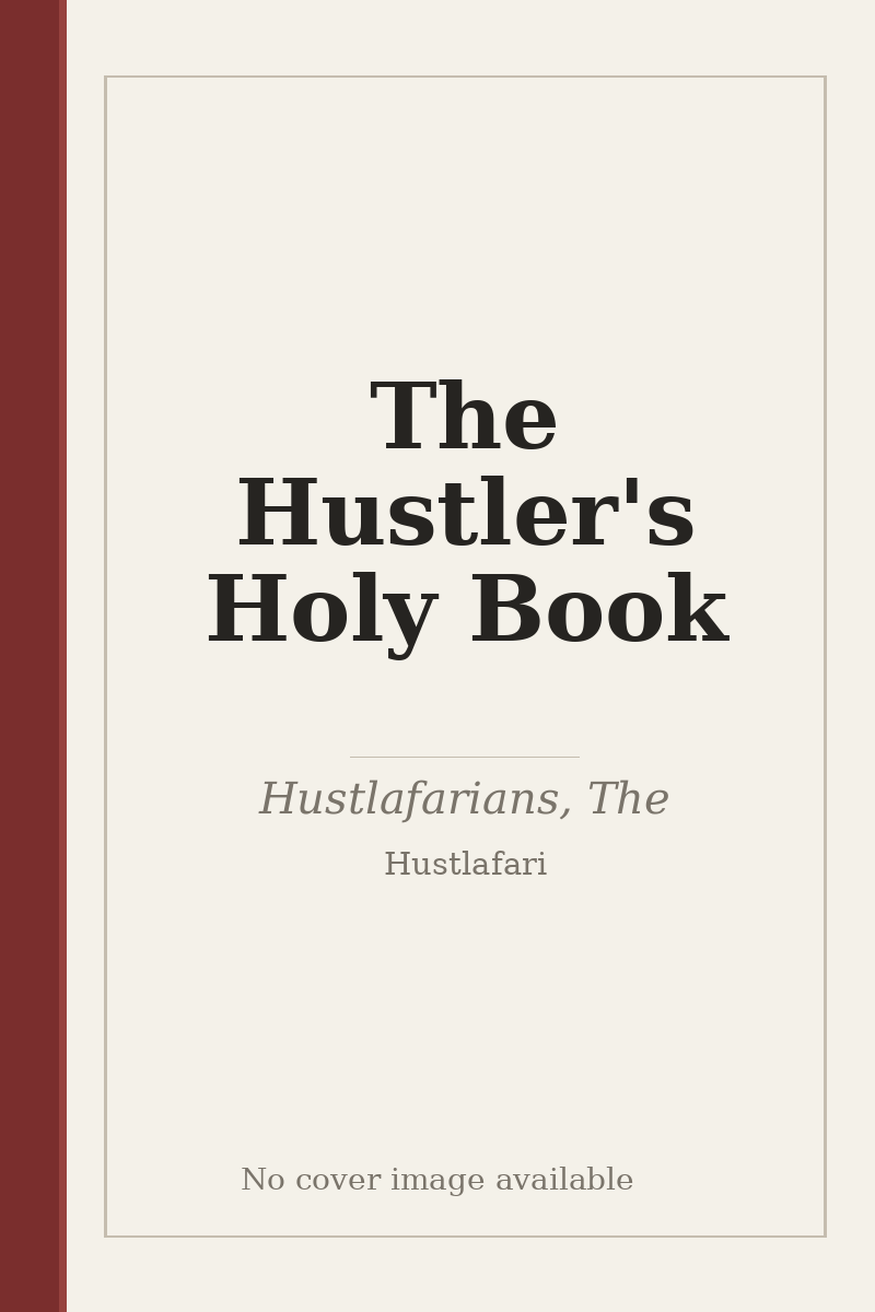 The Hustler's Holy Book - no cover image available