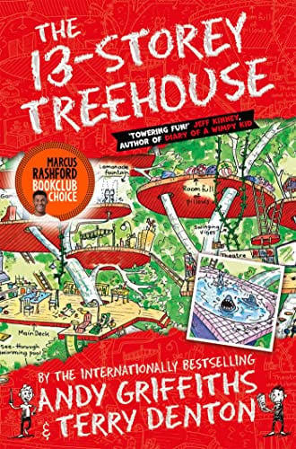 The 13-Storey Treehouse: The laugh-out-loud adventure, full of comic book style illustrations