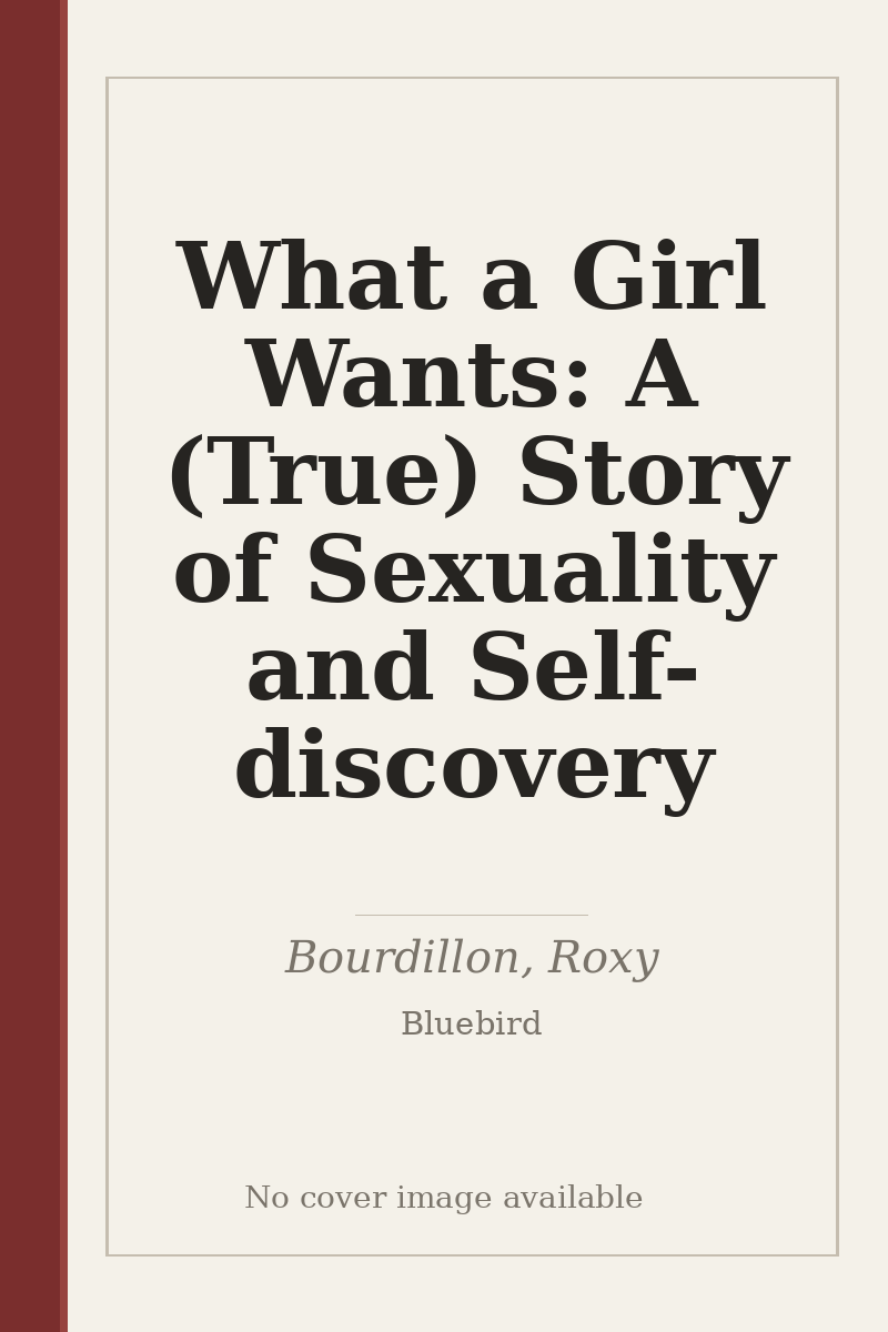 What a Girl Wants: A (True) Story of Sexuality and Self-discovery - no cover image available