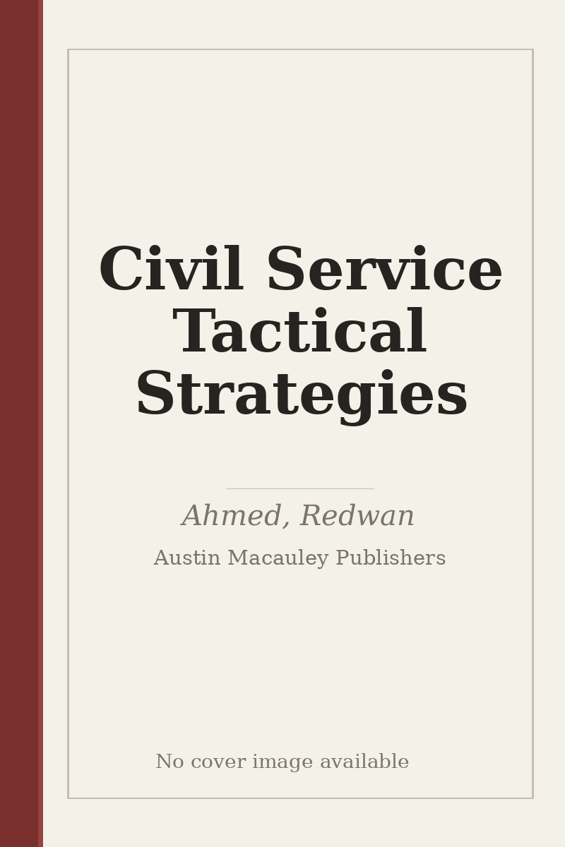 Civil Service Tactical Strategies - no cover image available