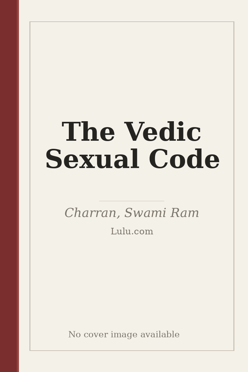 The Vedic Sexual Code - no cover image available