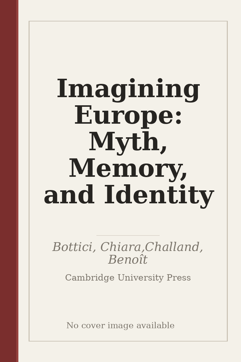 Imagining Europe: Myth, Memory, and Identity - no cover image available