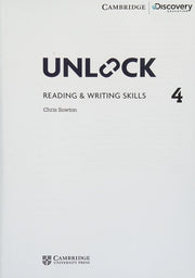Unlock Level 4 Reading and Writing Skills Student's Book and Online Workbook