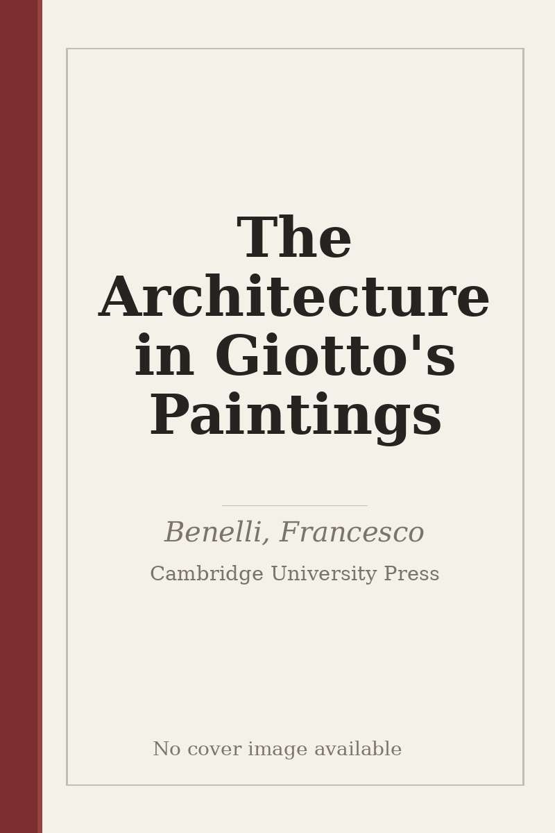 The Architecture in Giotto's Paintings - no cover image available