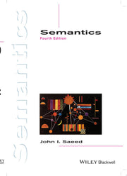 Semantics, 4th Edition (Introducing Linguistics)