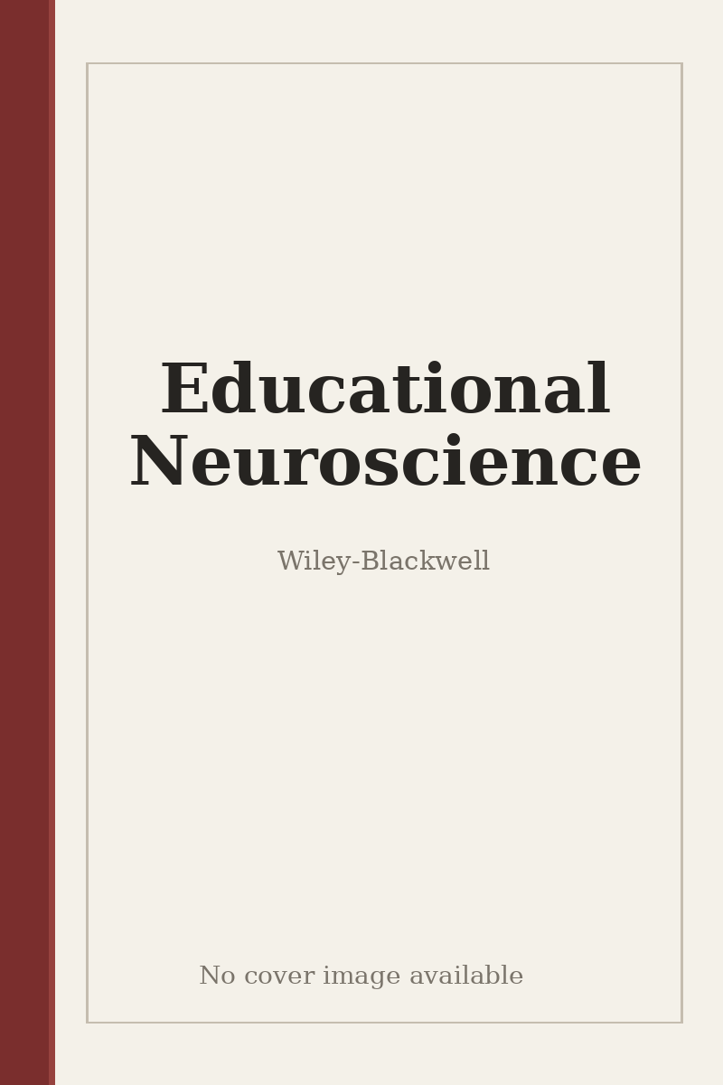 Educational Neuroscience - no cover image available