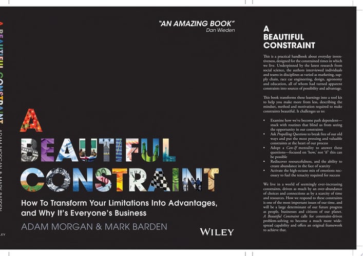 A Beautiful Constraint: How To Transform Your Limitations Into Advantages, and Why It's Everyone's Business