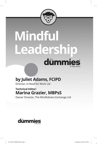 Mindful Leadership For Dummies