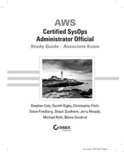 AWS Certified SysOps Administrator Official Study Guide: Associate Exam