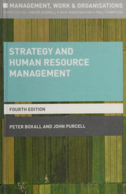 Strategy and Human Resource Management: 17 (Management, Work and Organisations)