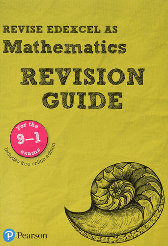Pearson REVISE Edexcel AS Maths Revision Guide incl. online revision, quizzes & videos - for 2026, 2027 exams