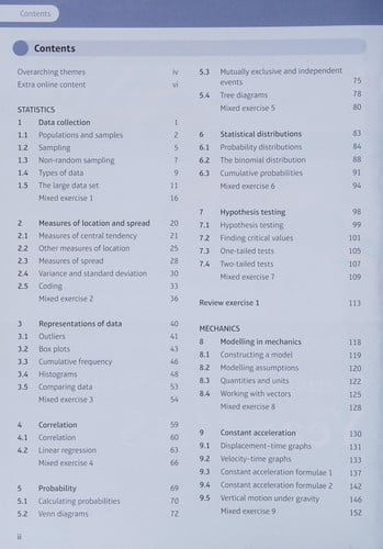 Edexcel AS and A level Mathematics Statistics & Mechanics Year 1/AS Textbook + e-book