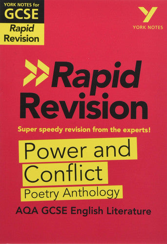 York Notes RAPID AQA GCSE (Revision Guide) Power and Conflict Poetry Anthology - for 2026, 2027 exams: Study Guide