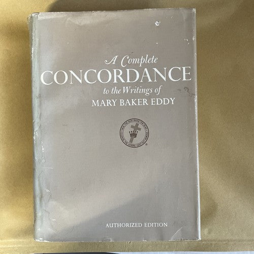 A Complete Concordance to the Writings of Mary Baker Eddy 1961