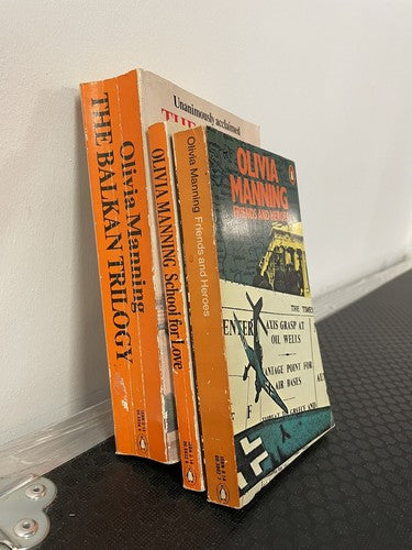 3x Olivia Manning Penguin Classics Vintage ORANGE Book Bundle Set
