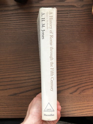 A History of Rome through the Fifth Century Volume 1: The Republic (1968) HB