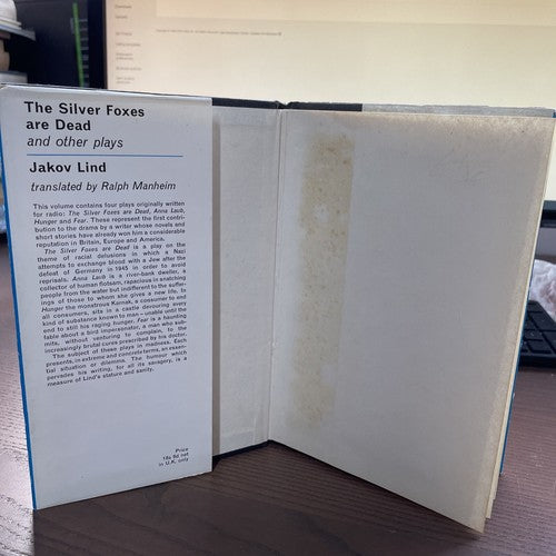 The Silver Foxes are Dead, & Other Plays (Jakov Lind - 1968) 