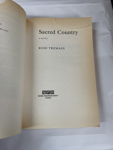Sacred Country by Rose Tremain (Paperback, 1992)