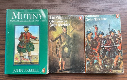 3x John Prebble Penguin Classics ORANGE Vintage Book Bundle Set