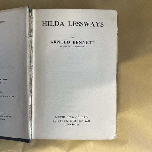 Hilda Lessways (Arnold Bennett - 1911)