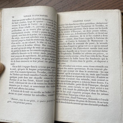 Voyage du jeune Anacharsis en Grece, Tome Quatrieme, 1830 RARE