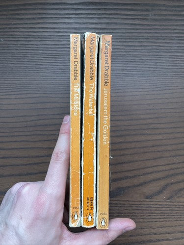 3x Margaret Drabble Penguin Classics ORANGE Vintage Book Bundle Set