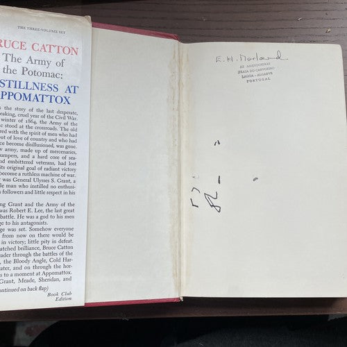 The Army Of The Potomac: A Stillness at Appomattox,Bruce Catton, Doubleday, 1953