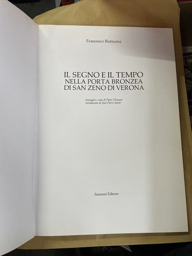 Il Segno eil tempo nella porta bronzea di san zeno di verona (1982)