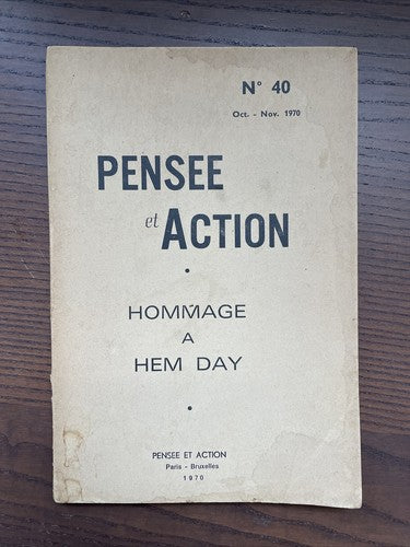 Pensee et Action - Hommage a Hem Day 1970 