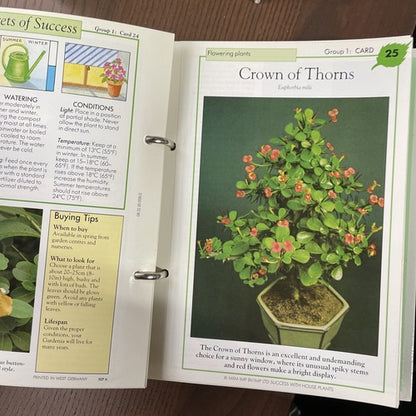 Success with House Plants Folders 3x vol. with Cards 