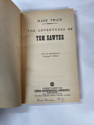 The Adventures Of Tom Sawyer - Mark Twain (1959, New American Library)