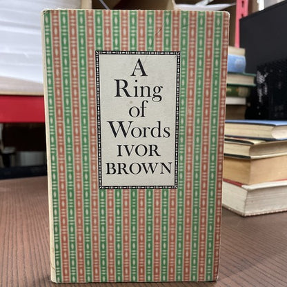 A Ring of Words, Ivor Brown - 1967, Ex Libris