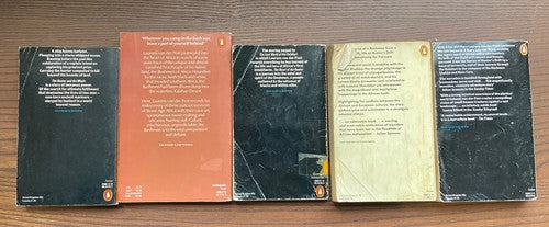 5x Laurens Van der Post Penguin Classics ORANGE Vintage Book Bundle Set