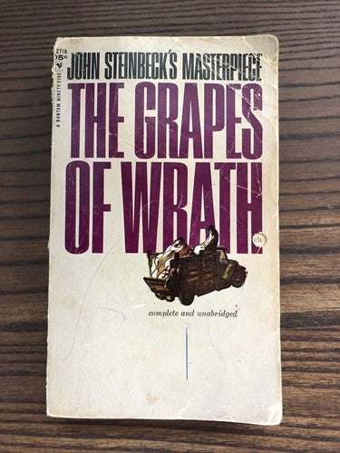 The Grapes Of Wrath John Steinbeck 1966 Bantam Books Paperback