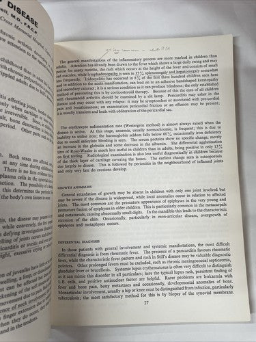 Reports on Rheumatic Diseases Clifford Hawkins, H L F Curry (eds) 1959-1971