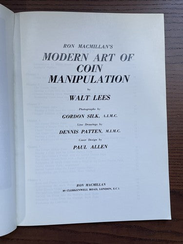 Ron Macmillan's Modern Art of Coin Manipulation, 1981 