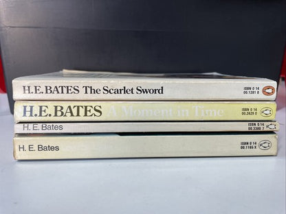 4x H.E.Bates Penguin Orange Vintage Book Set