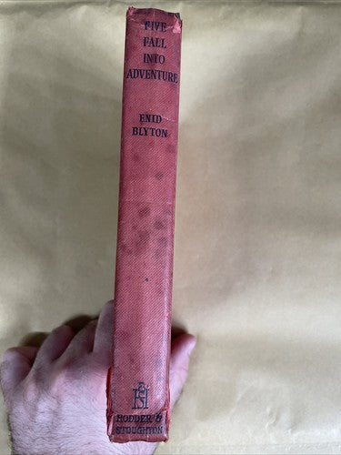 Five Fall into Adventure (Enid Blyton - Hardback, Hodder Stoughton, 1951)