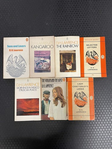 7x D.H. Lawrence Penguin Classics Vintage Book Bundle Set