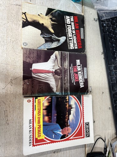 3x Milan Kundera Penguin Classics Vintage ORANGE Book Bundle Set