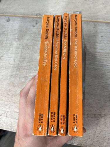 4x Margaret Drabble Penguin Classics Vintage ORANGE Book Bundle Set