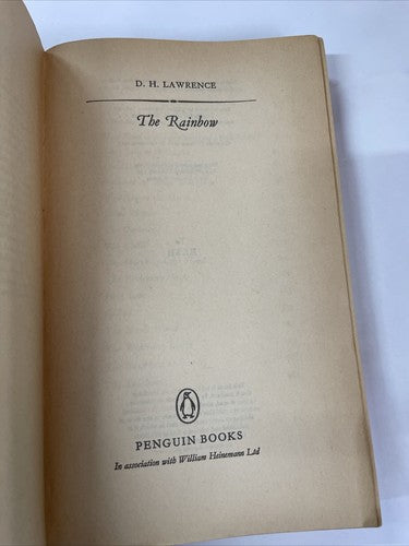 D H Lawrence - The Rainbow, Vintage Penguin 1968