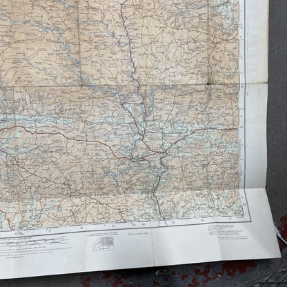Ordnance Survey Tourist Map of Exmoor 1930