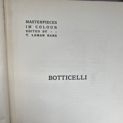 5x Masterpieces in Colour: Botticelli-Dolci-Titian-VanDyck-Hals