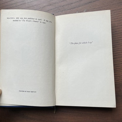 The World's Classics Nr 431 - Beautiful End, C.Holme - Oxfor Uni Press 1935