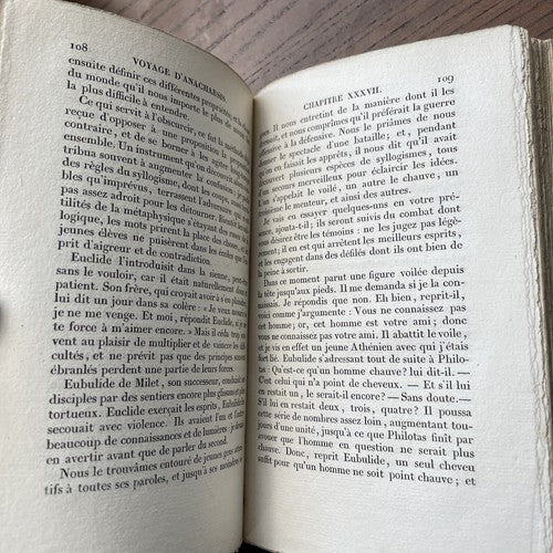 Voyage du jeune Anacharsis en Grece, Tome Quatrieme, 1830 RARE