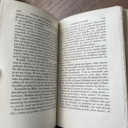 Voyage du jeune Anacharsis en Grece, Tome Quatrieme, 1830 RARE